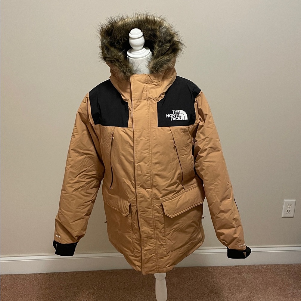 McMurdo Men’s North Face Parka - Camel Medium